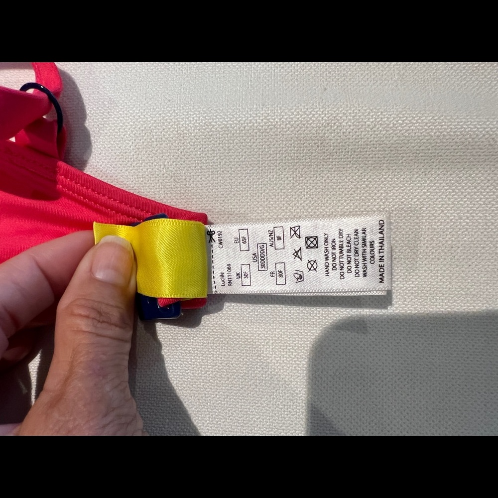 Panache Cleo Lucille Balconette Bikini Top - Coral - Picture 4 of 5